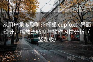从用户角度聊聊茶杯狐 cupfox：界面设计、播放流畅度与操作习惯分析（整理版）