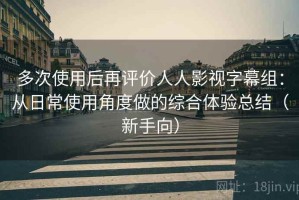 多次使用后再评价人人影视字幕组：从日常使用角度做的综合体验总结（新手向）