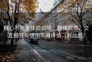 糖心不完全体验说明：整体观感、交互细节与使用节奏评价（对比后）
