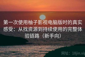 第一次使用柚子影视电脑版时的真实感受：从找资源到持续使用的完整体验链路（新手向）