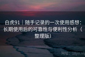 白虎91｜随手记录的一次使用感想：长期使用后的可靠性与便利性分析（整理版）