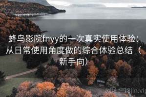 蜂鸟影院fnyy的一次真实使用体验：从日常使用角度做的综合体验总结（新手向）