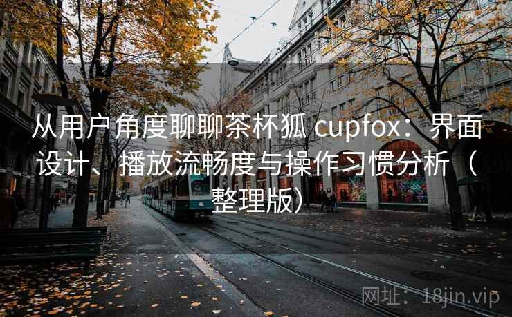 从用户角度聊聊茶杯狐 cupfox：界面设计、播放流畅度与操作习惯分析（整理版）