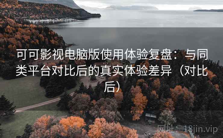 可可影视电脑版使用体验复盘：与同类平台对比后的真实体验差异（对比后）