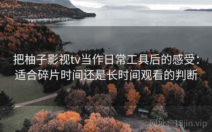 把柚子影视tv当作日常工具后的感受:适合碎片时间还是长时间观看的判断 把柚子影视tv当作日常工具后的感受:适合碎片时间还是长时间观看的判断